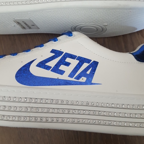 Personaled - Zeta phi beta Rhinestones sneakers - Picture 8 of 9